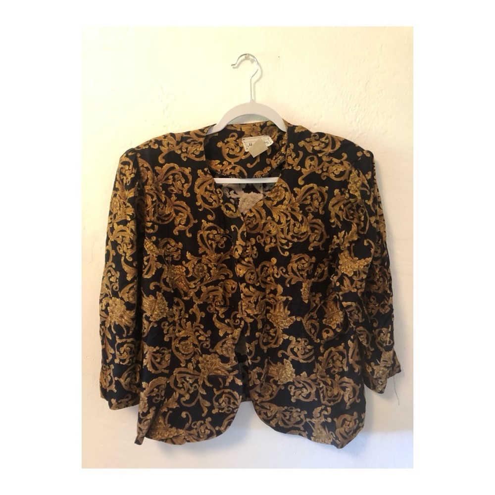 Vintage Golden Pattern Shirt